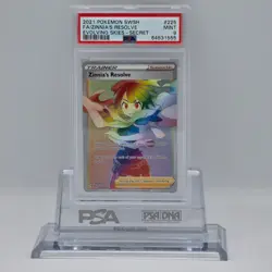 2021 Pokemon SWSH Evolving Skies Secret Rare #225 FA/Zinnia's Resolve #225 PSA 9 - Image 1