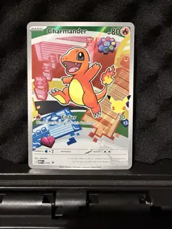 Charmander 038 First Partner Illustration Promo Pokemon 30th Anniversary - Image 1