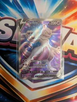Mewtwo V SWSH229 Black Star Promo – NM Holo Pokemon Card – Sword & Shield - Image 3