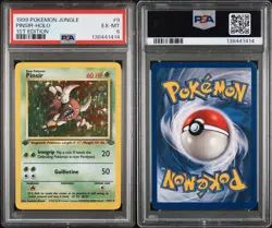 Pinsir: 1999 Pokemon Jungle 1st Edition Holographic #9 WOTC Vintage - PSA 6 - Image 1