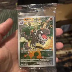 Tyrunt 070 Black Star Promo Pokemon Center Stamped Exclusive Sealed - Image 1