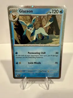 Pokemon Glaceon SVP 171 Scarlet & Violet Cosmos Holo Black Star Promo NM - Image 1