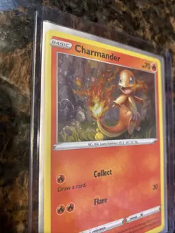 Pokemon Charmander Battle Styles SWSH092 INSANE Galaxy Holo Swirl! - Image 2