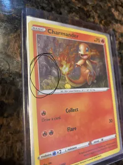 Pokemon Charmander Battle Styles SWSH092 INSANE Galaxy Holo Swirl! - Image 4
