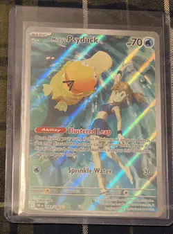 Pokemon TCG #193/182 Misty’s Psyduck Illustration Rare Sv10: Destined Rivals NM - Image 1
