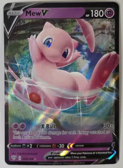 Pokemon TCG Mew V 069/189 Darkness Ablaze - Image 1