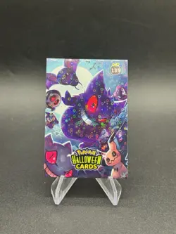 Pokemon Gengar Mimikyu Holo Collectoons Halloween Card 135 Peru US Seller - Image 1