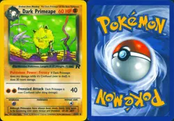 DARK PRIMEAPE 43/82 UNCOMMON TEAM ROCKET POKEMON UNLIMITED MP - Image 3