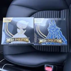Pokemon TCG Mega Evolution Elite Trainer Box ETB Set Of 2 Sealed - Image 1