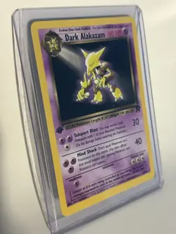 Pokemon Dark Alakazam 18/82 Team Rocket 1st Edition Rare 60 HP Stage 1 English - Image 1