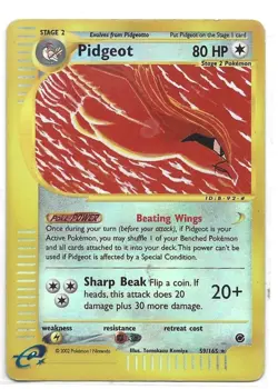 Pidgeot Holo 59/165 Expedition Set Pokemon Card 2002 - Image 1