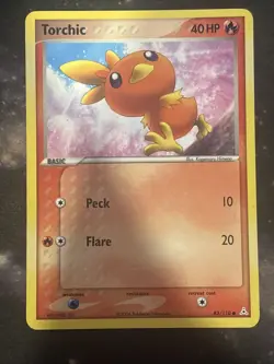 Pokemon TCG Torchic EX Holon Phantoms 83/110 Regular Common LP - Image 1