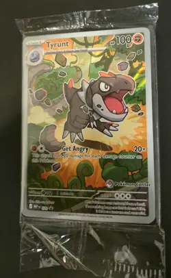 Pokemon - Tyrunt 070 Pokemon Center Stamp Black Star Promo SEALED - Image 3