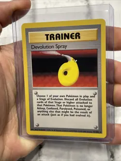 Devolution Spray Pokemon TCG Base Set Trainer Card 72/102 Unlimited Rare LP+ Vtg - Image 2