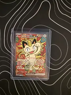 Meowth ex 121/088 ENGLISH Special Illustration Rare - Perfect Order SIR Pokemon - Image 1