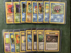 1999 Pokemon Fossil 1st Edition Complete Uncommon & Common Set Non Holo #s 31-62 - Image 2