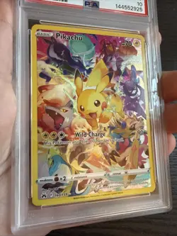 Pikachu 160/159 Full Art 2023 Pokemon SWSH Crown Zenith PSA 10 Gem Mint - Image 4