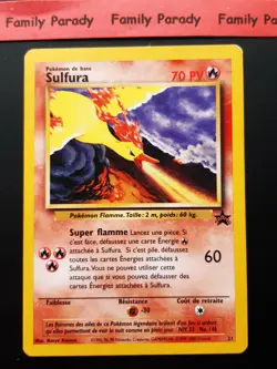 Sulfura 70Pv Promo 21 Pokemon Cards Wizards Black Star French - Image 1