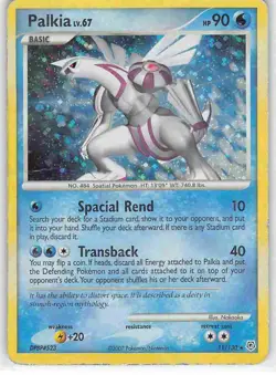 Palkia 11/130 Holo Rare Diamond & Pearl Pokemon HP/DMG - Image 1