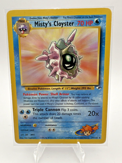 Misty's Cloyster Gym Heroes 29/132 - Pokemon TCG - Image 1