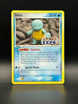 Ditto GAMES EXPO Card- Ex Delta Species 64/113-Super Rare Pokemon Promo -NM - Image 1