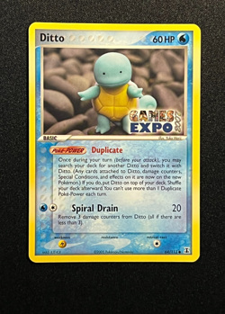 Ditto GAMES EXPO Card- Ex Delta Species 64/113-Super Rare Pokemon Promo -NM - Image 2