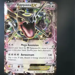 Rayquaza EX Promo Holo Pokemon TCG Card XY69 JUMBO CARD - Image 1