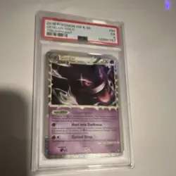 Pokemon Gengar Prime 94/102 Triumphant Holo Ultra Rare PSA EX 5 2010 - Image 1