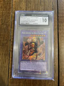 Yu-Gi-Oh! Alba-Lenatus the Abyss Dragon 1st Edition Starlight Rare (DIFO-EN035) - Image 1