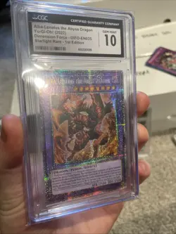Yu-Gi-Oh! Alba-Lenatus the Abyss Dragon 1st Edition Starlight Rare (DIFO-EN035) - Image 3