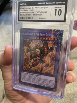 Yu-Gi-Oh! Alba-Lenatus the Abyss Dragon 1st Edition Starlight Rare (DIFO-EN035) - Image 4