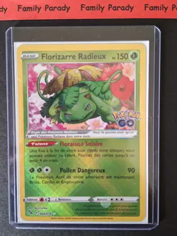 Radiant Florizarre 004/078 Ultra Rare Pokemon Card EB10.5 Pokemon Go French - Image 1