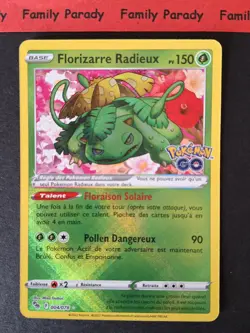 Radiant Florizarre 004/078 Ultra Rare Pokemon Card EB10.5 Pokemon Go French - Image 2