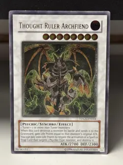 Yugioh! MP Thought Ruler Archfiend - TDGS-EN044 - Ultimate Rare - Unlimited Edit - Image 1