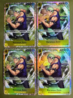 Roronoa Zoro SR (OP15-113) OP15-113 Adventure on Kami's Island Foil x4 - Image 1
