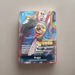 One Piece CCG Buggy OP10 Release Event Pre-release WINNER NM - Image 1