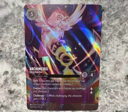 Disney Lorcana Archimedes Electrified Owl Enchanted Foil 208/204 Shimmering Ski… - Image 1