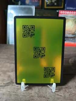 Disney Lorcana QR Code Discard Error Gold Foil Whispers In The Well. Rare! NM - Image 1