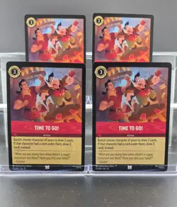 Disney Lorcana Time to Go! 131/204 Whispers in the Well Uncommon 4 Cards Set - Image 1