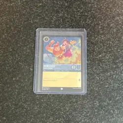 Disney Lorcana FOIL Rise Of The Floodborn Hercules Hero Common 182/204 - Image 1