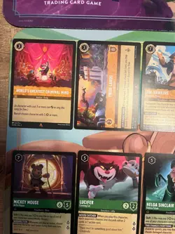 Disney Lorcana 50 rare and super rare card mystery bundle bulk job lot - Image 2