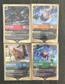 Disney Lorcana - 4-Promo Card Lot - Image 1
