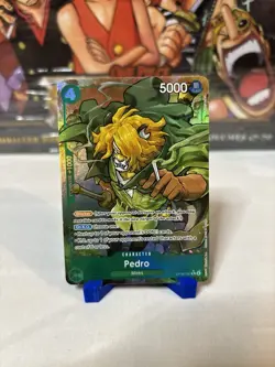 Pedro OP08-030 Rare Alt Art Pack Fresh English One Piece Card Game - Image 1