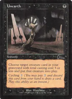 MTG - Unearth x4 - Urza's Legacy - Image 3
