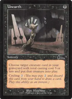 MTG - Unearth x4 - Urza's Legacy - Image 5
