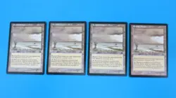 4x REMOTE FARM LAND MERCADIAN MASQUES MTG MAGIC THE GATHERING NM / UNPLAYED - Image 1