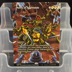 Magic: The Gathering Waves of Aggression Red White Sorcery TMNT 2026 Viacom - Image 1