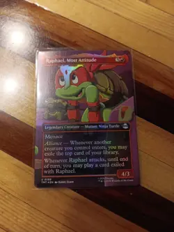 MTG Raphael, Most Attitude (Borderless) Teenage Mutant Ninja Turtles Foil - Image 1
