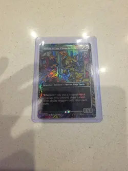 Mikey & Leo, Chaos & Order (Borderless) Teenage Mutant Ninja Turtles Foil - MTG - Image 1