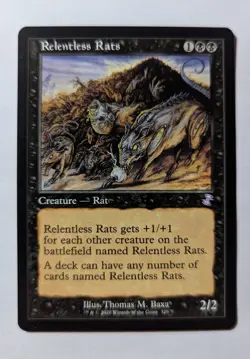 1x Relentless Rats Retro NM - EDH Commander MTG TSR Magic x1 (8 Available) - Image 1